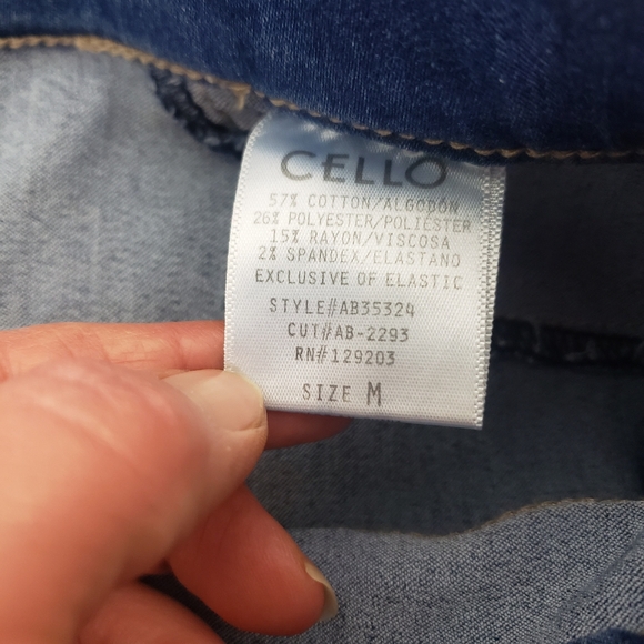 cello light blue pull on flare jeggings - Picture 5 of 5